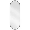 Vonios veidrodis Mexen Loft Oval, 100 x 35 cm, Juodas