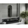 Vonios veidrodis Mexen Loft Oval, 100 x 35 cm, Gold