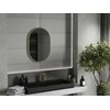 Vonios veidrodis Mexen Loft Oval, 70 x 50 cm, Gold