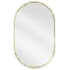 Vonios veidrodis Mexen Loft Oval, 90 x 55 cm, Gold