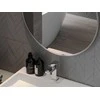 Vonios veidrodis Mexen Loft Round, 40 cm, inox