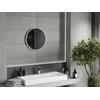 Vonios veidrodis Mexen Loft Round, 50 cm, Baltas