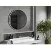 Vonios veidrodis Mexen Loft Round, 90 cm, Baltas