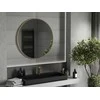 Vonios veidrodis Mexen Loft Round, 95 cm, Gold