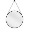 Vonios veidrodis Mexen String Juodas, 50 cm