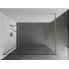 Walk-in dušo sienelė Mexen Kioto, Gold, 150 x 200 cm
