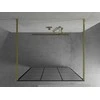 Walk-in dušo sienelė Mexen Kioto, Gold/Juodas pattern, 110 x 200 cm