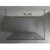 Walk-in dušo sienelė Mexen Kioto, Gold/Juodas border, 100 x 200 cm