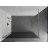 Walk-in dušo sienelė Mexen Kioto, grafitas, Gold, 120 x 200 cm