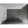 Walk-in dušo sienelė Mexen Kioto, grafitas, Gold, 100 x 200 cm
