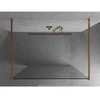 Walk-in dušo sienelė Mexen Kioto, Rose Gold, 160 x 200 cm