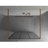 Walk-in dušo sienelė Mexen Kioto, Rose Gold/Juodas pattern, 120 x 200 cm