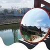 Muvu 30 cm (300 mm) skersmens nesudužantis sferinis veidrodis, skirtas parduotuvėms ir sandėliams