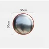 Muvu 30 cm (300 mm) skersmens nesudužantis sferinis veidrodis, skirtas parduotuvėms ir sandėliams