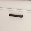 Muvu Balta batų spinta su sėdimoji vieta, didelė, 2 lentynos, atidaroma, 100 cm