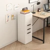 Muvu Balta loft stiliaus knygų spinta su stalčiumi, praktiška ir erdvi, 85 cm