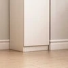Muvu Balta moderni aukšta loft stiliaus knygų spinta, 180 cm