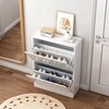 Muvu Balta moderni batų spintelė, 60 cm