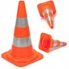 Muvu Eismo kūgis, atšvaitinis įspėjamasis stulpelis, minkštas, sunkus, iš PVC, 50 cm