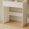 Muvu Modernus tualetinė staliukas su atidaromu veidrodžiu, loft tipo stalčiu ir glamūru