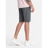 Cotton Paprastos medvilninės sportinės kelnės - grafito spalvos v11 om-srbs-0149