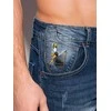 Blue Vyriškos jeans p1307 - mėlynas