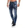 Blue vyriški džinsai p1374 - mėlyni