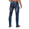 Blue vyriški džinsai p1374 - mėlyni