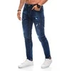 Blue Vyriškos jeans p1375 - mėlynas