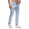 Blue Vyriškos jeans p1404 - mėlynas