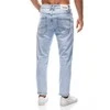 Blue Vyriškos jeans p1404 - mėlynas