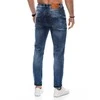 Blue Vyriškos jeans p1432 - mėlynas