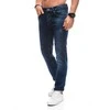 Blue Vyriškos jeans p1433 - mėlynas