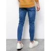 Blue Vyriškos jeans skinny fit p1007 - mėlynas