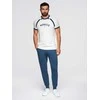 Blue Vyriškos jogger sweatpants - navy mėlynas v4 om-pabs-0173