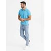 Blue vyriški polo marškinėliai – šviesiai mėlyni