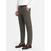 CLASSIC Klasikinės vyriškos minkštos tekstūruotos chino kelnės - chaki spalvos v2 om-pacp-0188