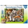 Ravensburger dėlionė, 200 detalių, Didelės katės miegas
