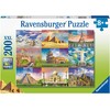 Ravensburger dėlionė, 200 detalių, paminklai