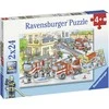 Dėlionė „Ravensburger“ 2x24 detalės: herojai veiksme