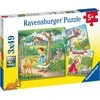 Dėlionė „ravensburger“ 3x49 detalės: Rapunzelė, Raudonkepuraitė ir varlių karalius
