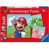 Dėlionė „Ravensburger“ 3x49 detalės, Super Mario