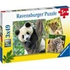 Ravensburger dėlionė 3x49 detalės Laukinė gamta