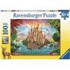 Ravensburger dėlionė, 100 detalių, vaivorykštės pilis