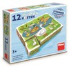 Dino Cube Dėlionė 12 dalių „Ūkyje“