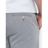 CLASSIC Elegantiškos vyriškos chino kelnės su klasikiniu kirpimu - šviesiai pilkos v1 om-pacp-0191