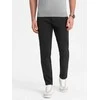 CLASSIC Elegantiškos vyriškos chino kelnės su klasikiniu kirpimu - grafito spalvos v2 om-pacp-0191