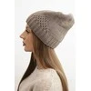 Kepurė Kepuraitė su užlenkimu Magda K293 camel