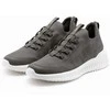 Sneakers Vyriški sportbačiai iki kulkšnių iš kombinuotų medžiagų – tamsiai mėlyni v3 om-foth-0127