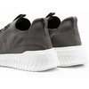 Sneakers Vyriški sportbačiai iki kulkšnių iš kombinuotų medžiagų – tamsiai mėlyni v3 om-foth-0127